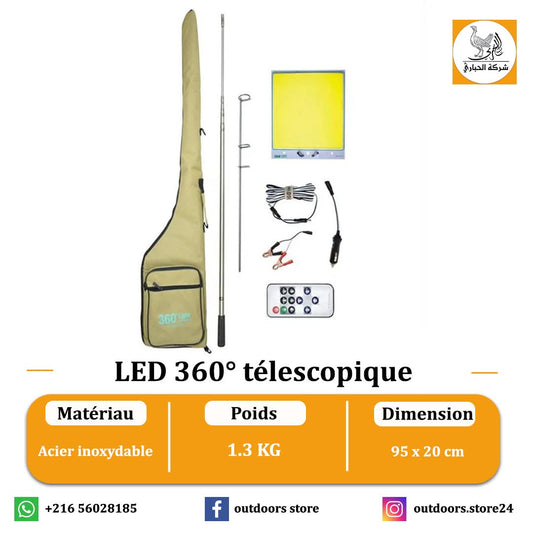 LED 360° télescopique