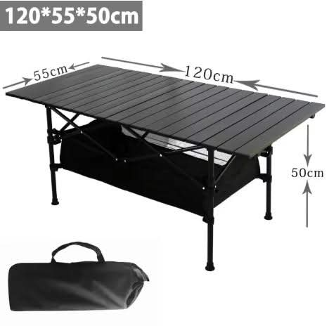 Table de camping pliable