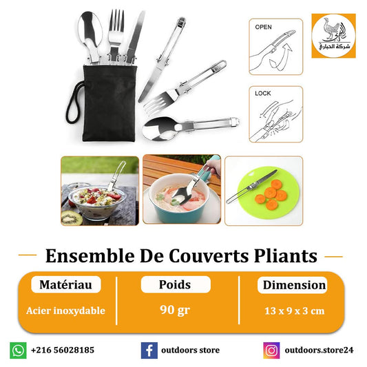 Ensemble De Couverts Pliants